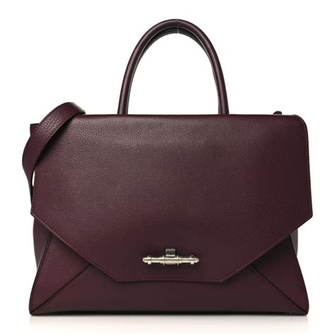 givenchy obsedia handbag|GIVENCHY Calfskin Obsedia Satchel Burgundy .